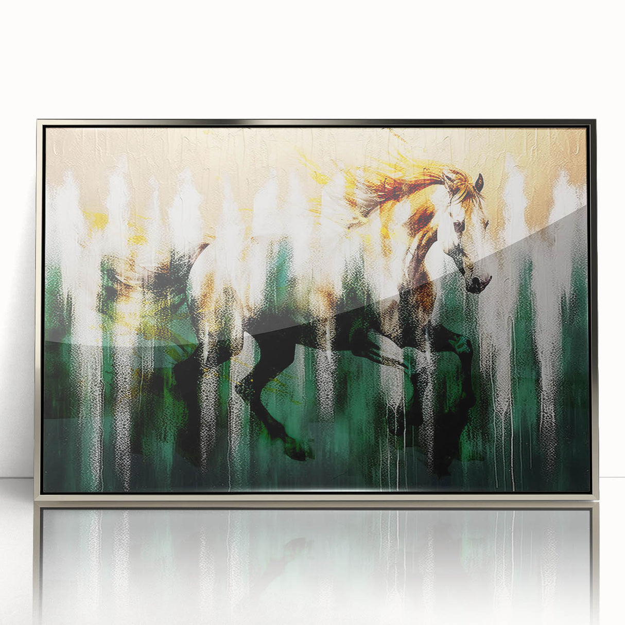 Abstract canvas artwork showcasing vibrant colors and dynamic shapes, elegantly rolled and stored in a protective cardboard tube for safe shipping.