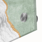 Colorful abstract canvas art print showcasing bold geometric shapes and vibrant colors, perfect for modern home decor or office spaces.