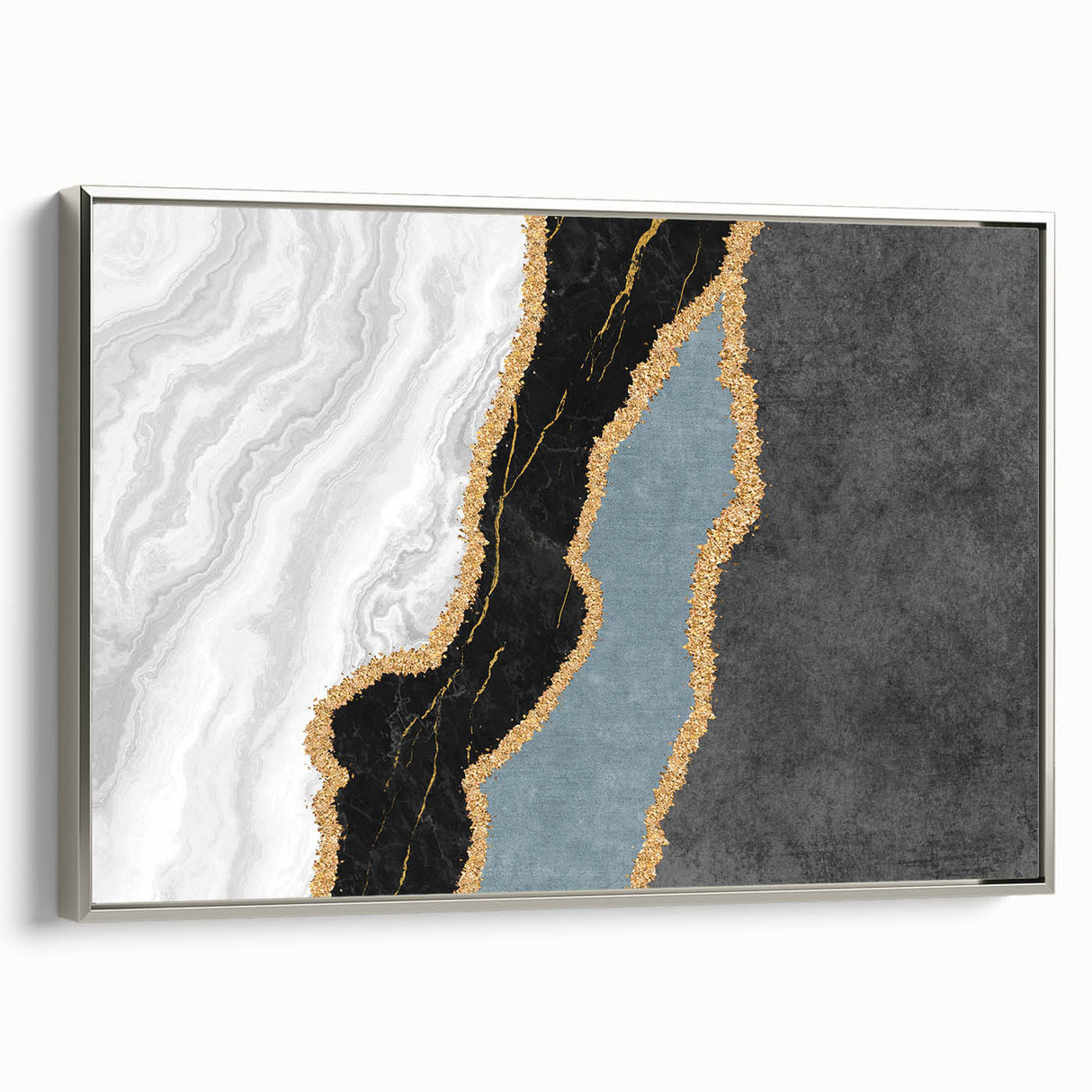 Abstract wall art canvas print showcasing vibrant colors and dynamic shapes, perfect for modern home decor to enhance artistic ambiance.