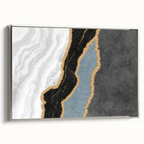 Abstract wall art canvas print showcasing vibrant colors and dynamic shapes, perfect for modern home decor to enhance artistic ambiance.