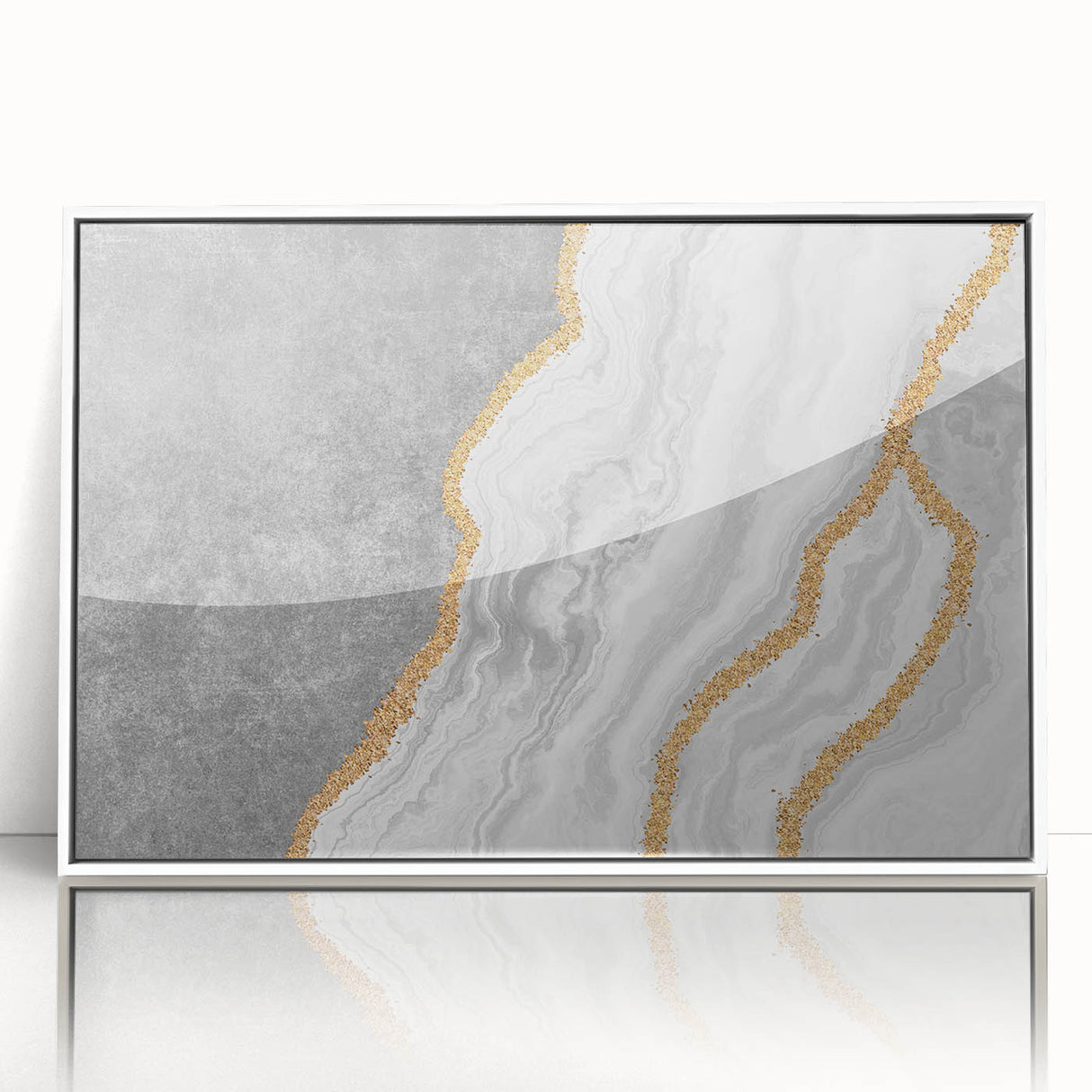 Colorful abstract canvas art print showcasing bold geometric shapes and vibrant hues, ideal for modern home decor and artistic spaces.