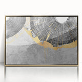 Vibrant abstract wall art print showcasing dynamic shapes and colors, ideal for modern home decor, framed or unframed.
