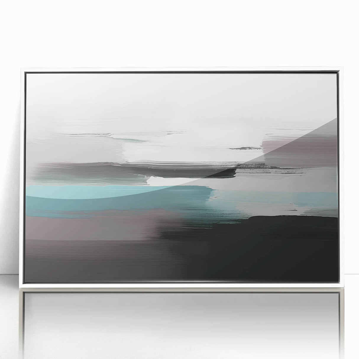 Vibrant abstract canvas art print showcasing bold colors and dynamic shapes, perfect for modern home decor or gallery display.
