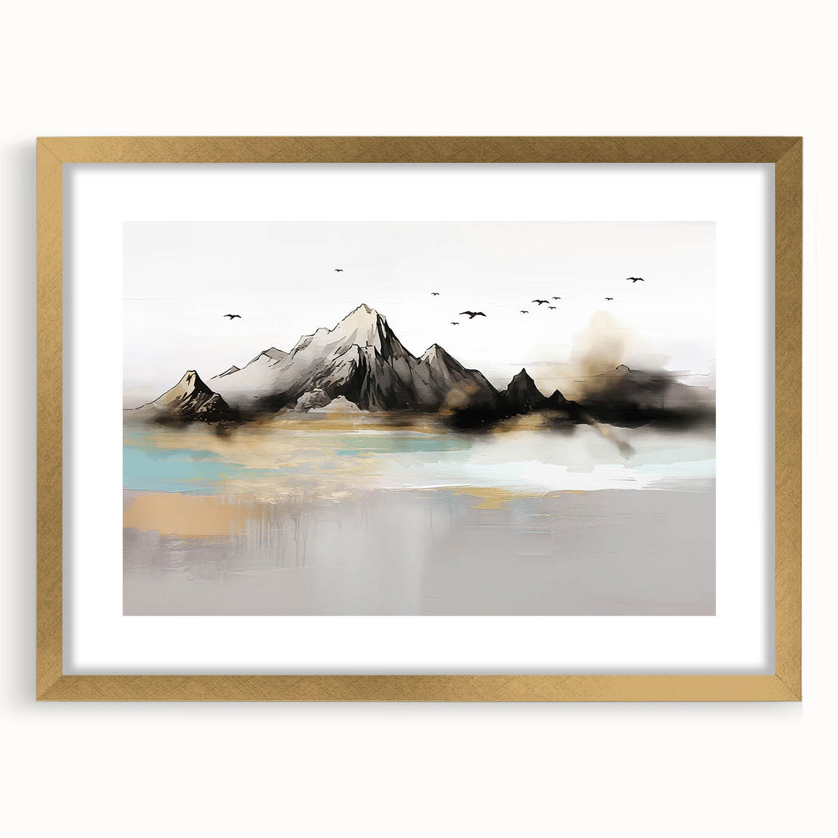 Abstract wall art canvas print showcasing vibrant colors and fluid shapes, ideal for modern home decor and artistic interiors.