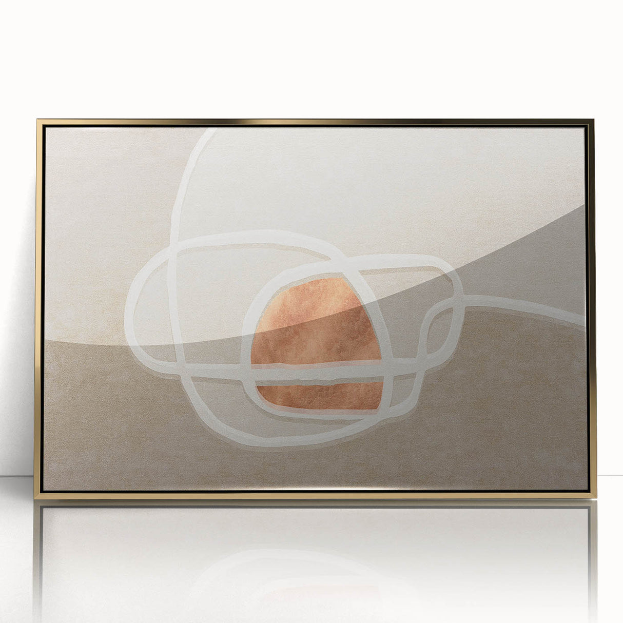Vibrant abstract wall art canvas print showcasing bold colors and dynamic shapes, ideal for modern home decor or artistic spaces.