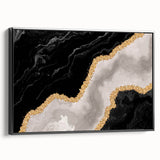 Vibrant abstract wall art print showcasing bold colors and dynamic shapes, perfect for modern home decor or artistic interior design.