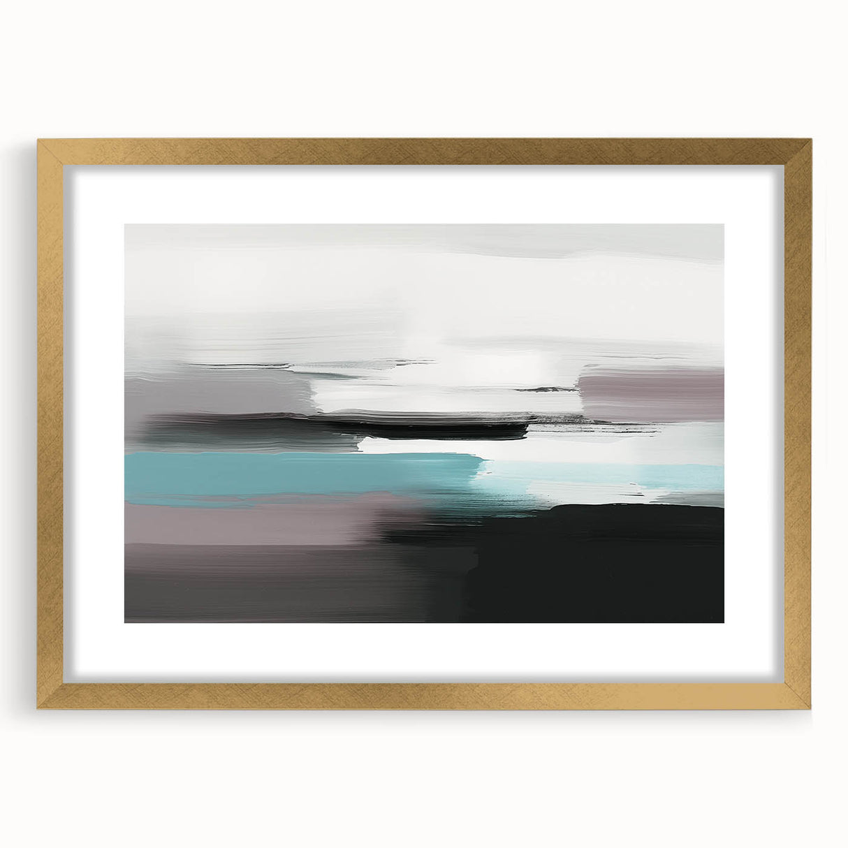 Vibrant abstract wall art canvas featuring bold geometric shapes in blue, orange, and yellow hues, ideal for modern home decor and artistic expression.