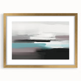 Vibrant abstract wall art canvas featuring bold geometric shapes in blue, orange, and yellow hues, ideal for modern home decor and artistic expression.