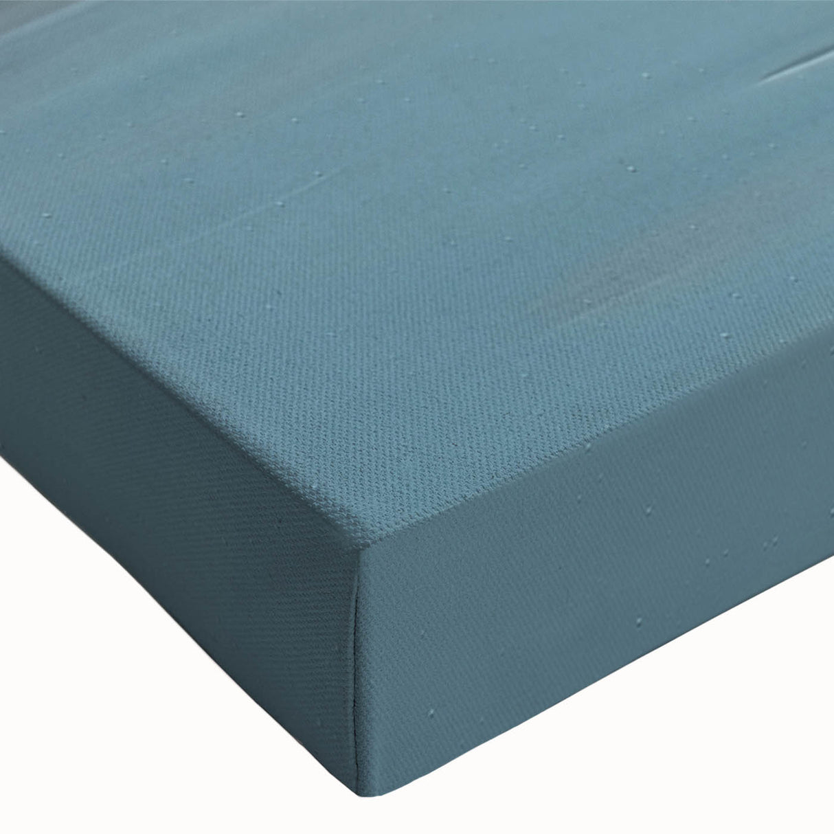 Abstract canvas artwork showcasing vibrant geometric patterns in shades of blue, orange, and yellow, rolled and ready for display. Ideal for modern home decor.