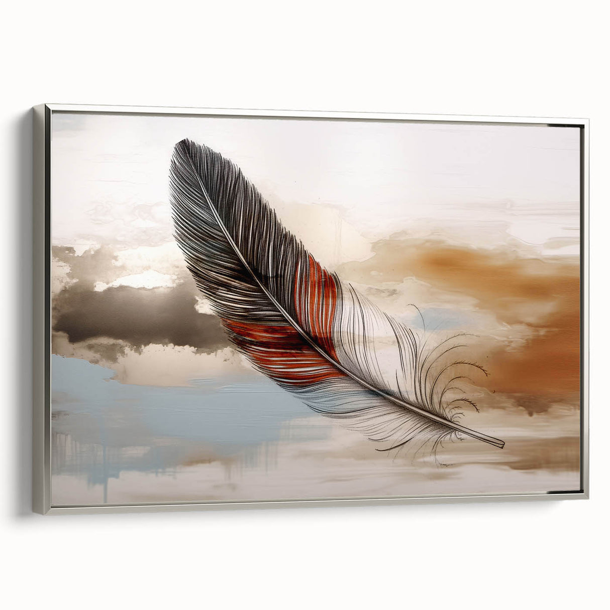 Vibrant abstract canvas art featuring bold colors and dynamic shapes, perfect for modern home decor or creative office spaces.