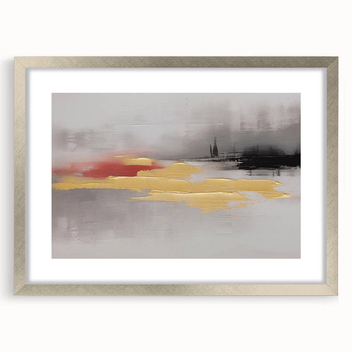 Vibrant abstract wall art canvas print showcasing bold colors and dynamic shapes, rolled and ready for display, emphasizing contemporary artistic expression.