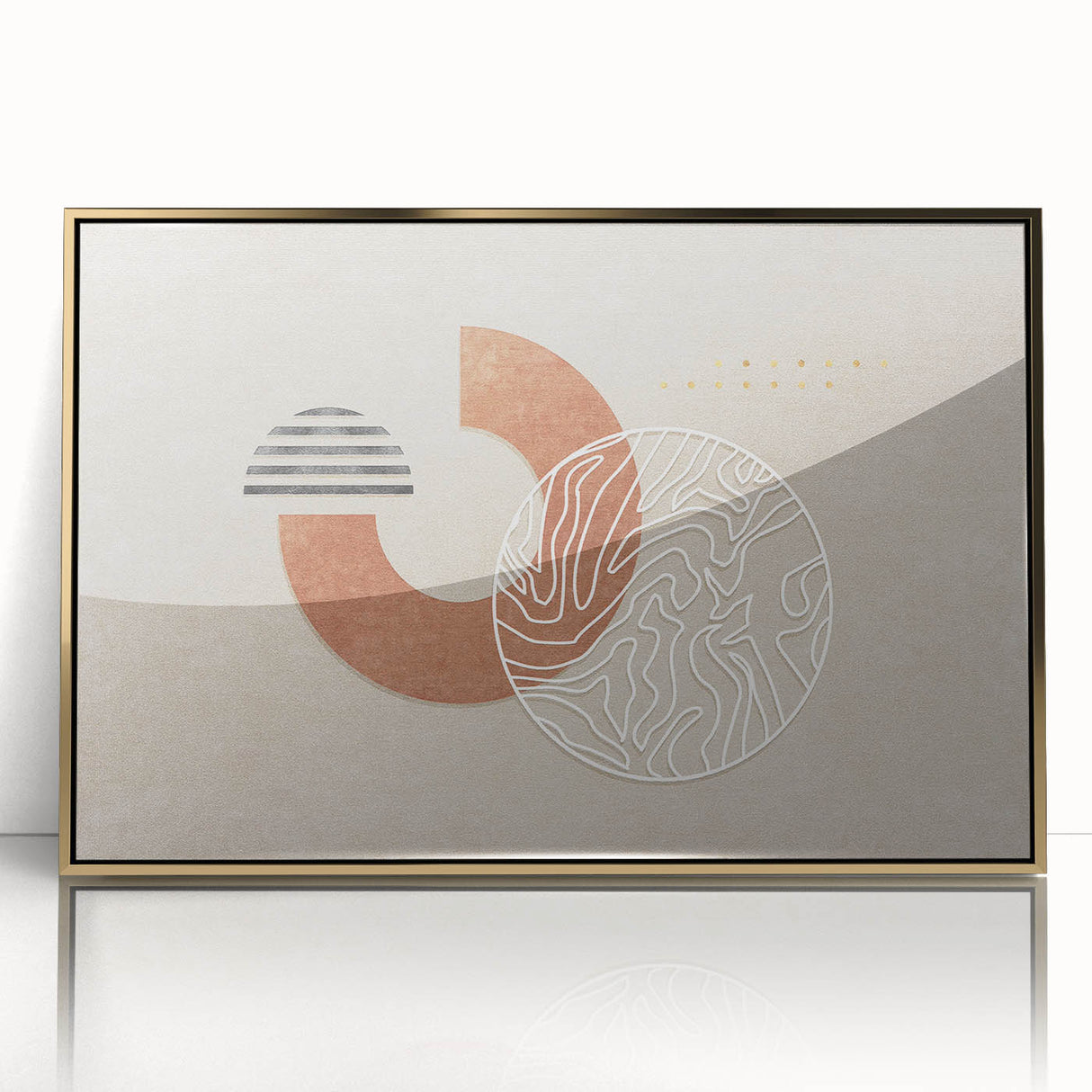 Abstract wall art canvas showcasing vibrant colors and dynamic shapes, ideal for modern decor, enhancing any living space with style.