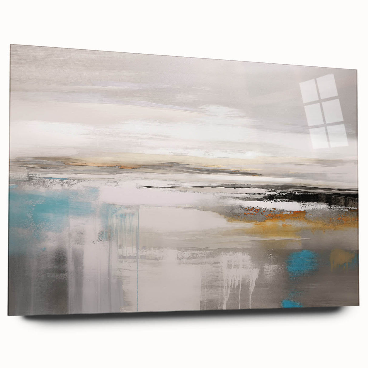 Abstract wall art canvas print showcasing vibrant colors and dynamic shapes, perfect for modern decor, highlighting unique artistic expression.