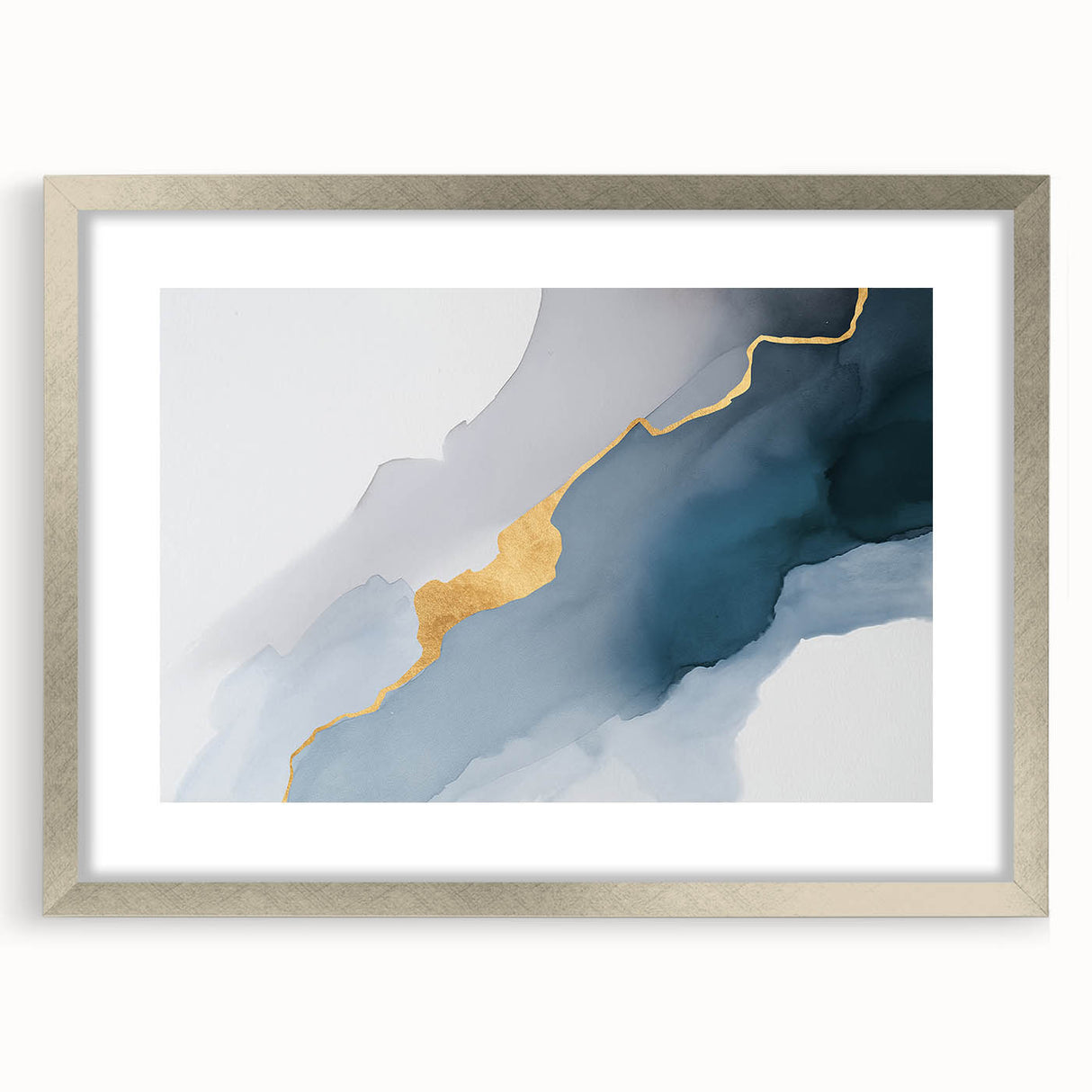 Abstract wall art print showcasing vibrant splashes of color with dynamic brush strokes, perfect for modern home decor or office settings.