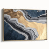 Vibrant abstract canvas artwork showcasing bold colors and dynamic shapes, perfect for modern home decor and artistic expression.