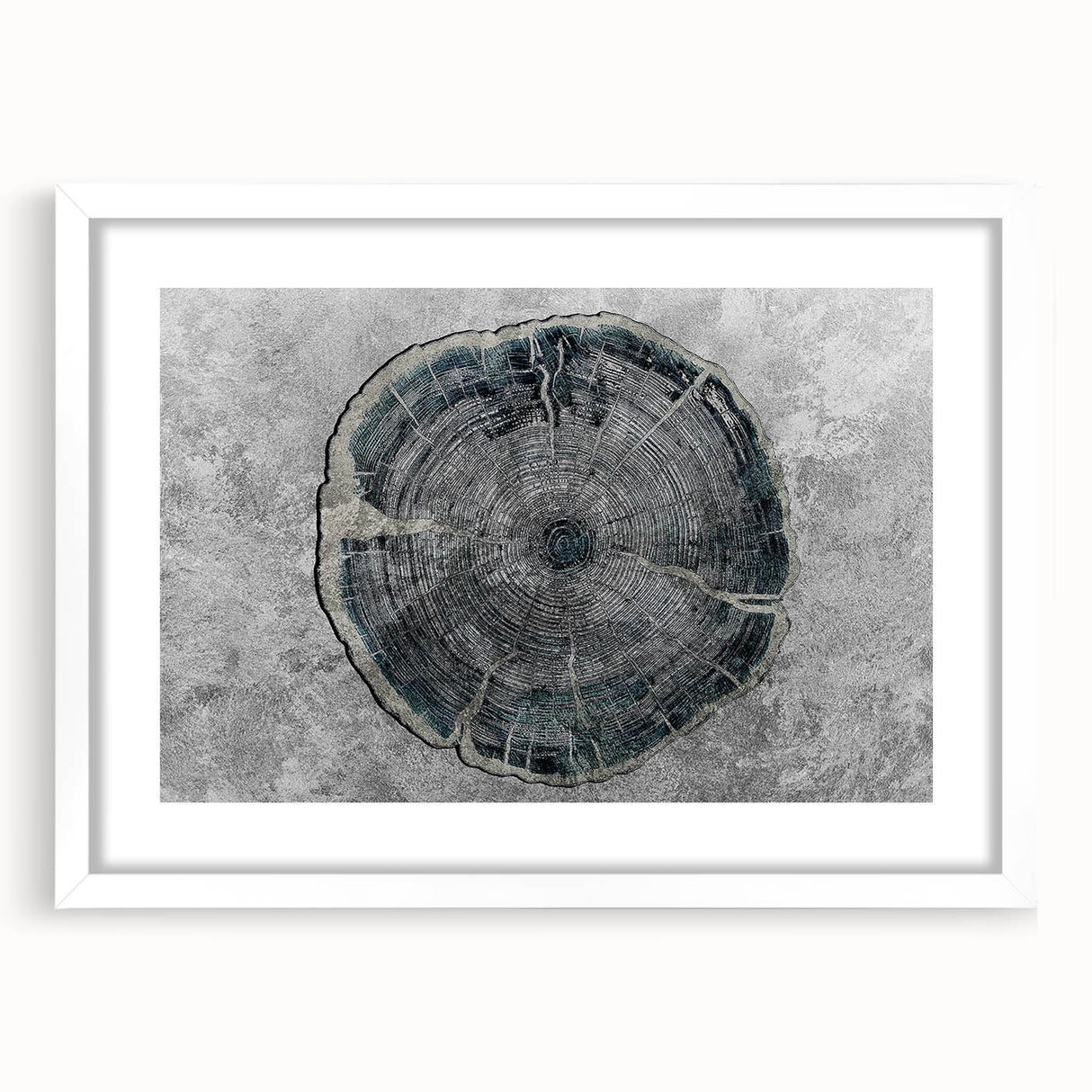 Abstract wall art canvas print showcasing vibrant colors and flowing shapes, perfect for modern home decor, presented in a protective tube.