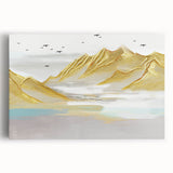 Abstract canvas artwork showcasing vibrant colors and dynamic shapes, perfect for modern decor. Ideal for enhancing any living space or office.