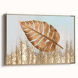 Colorful abstract canvas artwork showcasing vibrant shapes and fluid patterns in blues, yellows, and reds, ideal for modern home decor.