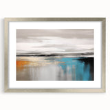 Abstract wall art canvas print showcasing vibrant geometric patterns in bold colors, ideal for modern decor. Packaged securely in a protective cardboard tube.