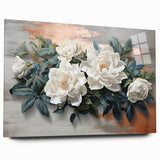 Abstract wall art canvas print showcasing vibrant blue, green, and gold swirls and patterns, ideal for modern home decor. Perfect for adding a touch of elegance and color to any living space.