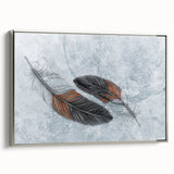 Colorful abstract canvas art print showcasing vibrant swirls and geometric shapes, perfect for modern home decor and artistic expression.