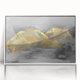 Colorful abstract canvas artwork featuring bold geometric shapes and vibrant hues, ideal for modern decor. Perfect for enhancing living spaces or galleries.