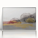 Vibrant abstract canvas artwork showcasing bold colors and dynamic shapes, designed for modern home decor. Ideal for adding a contemporary touch to living spaces.