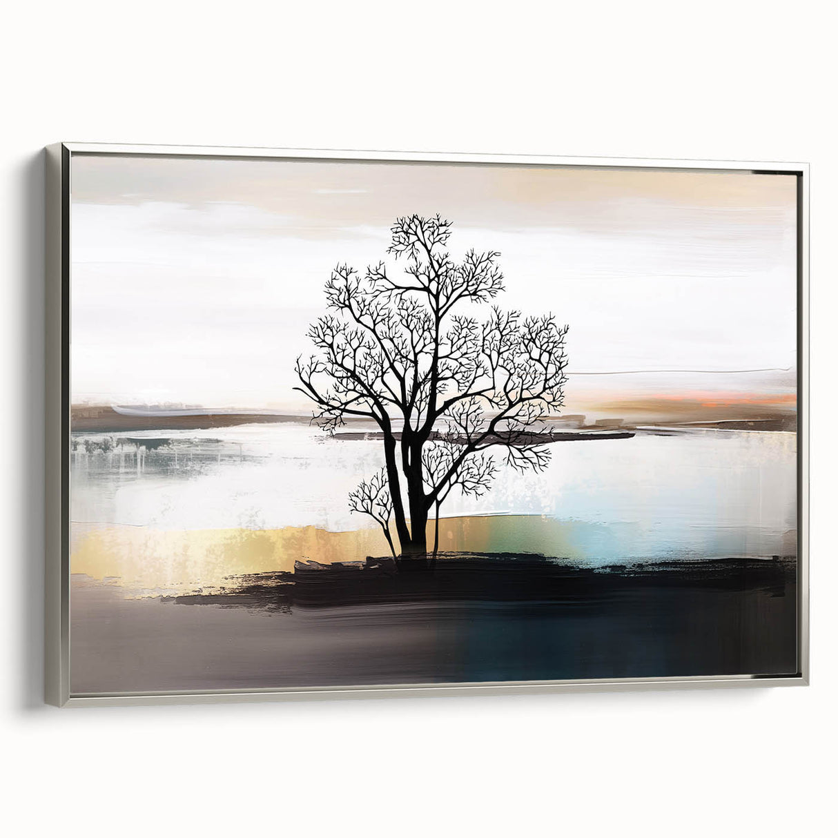 Vibrant abstract canvas artwork showcasing bold colors and fluid shapes, perfect for modern home decor, enhancing any living space.