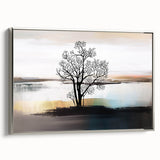 Vibrant abstract canvas artwork showcasing bold colors and fluid shapes, perfect for modern home decor, enhancing any living space.