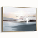 Abstract wall art print showcasing vibrant colors and dynamic shapes, perfect for modern decor. Ideal for enhancing living spaces with a contemporary touch.