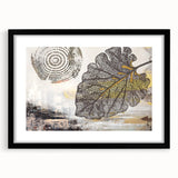 Colorful abstract wall art canvas showcasing vibrant geometric patterns and fluid shapes, rolled and securely packaged in a protective cardboard tube for easy display.
