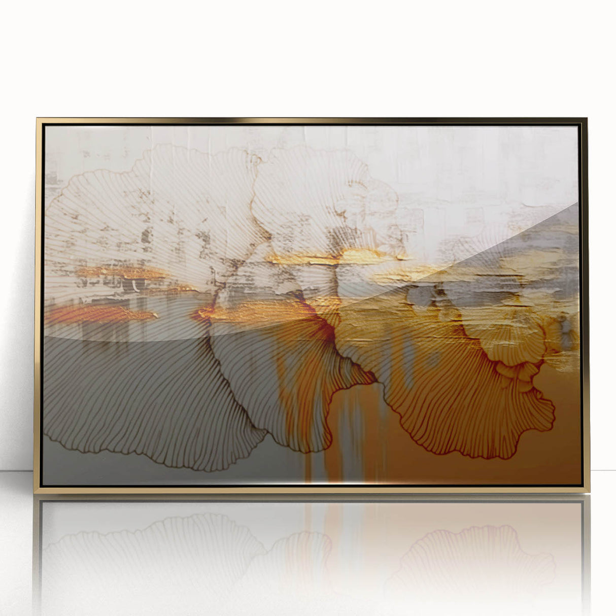 Abstract wall art canvas print showcasing vibrant colors and dynamic shapes, perfect for modern interior decor. Textured surface enhances visual interest.