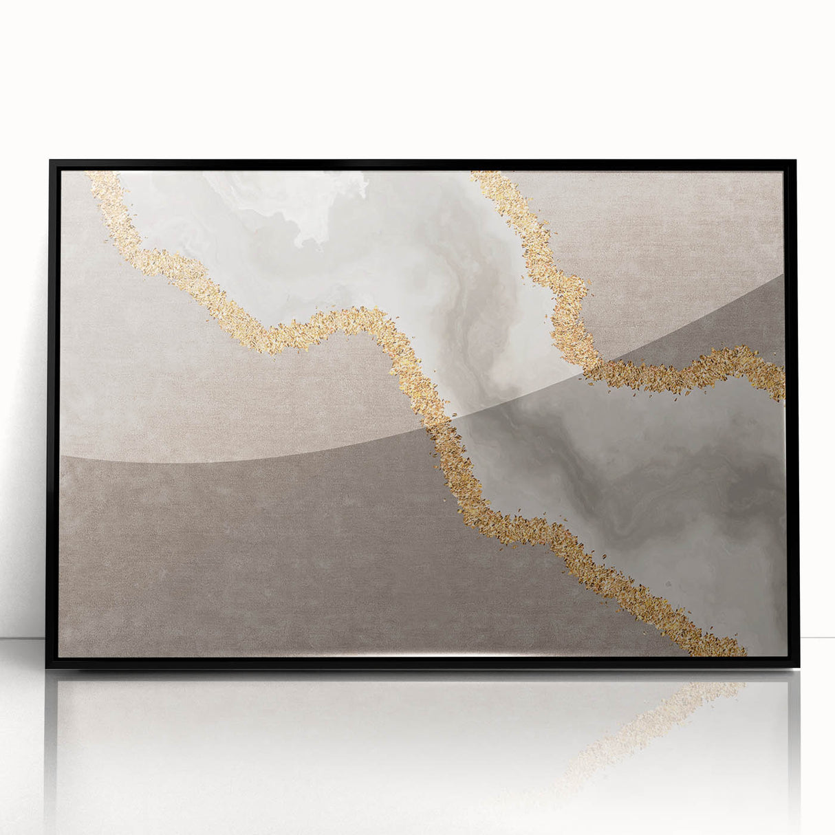 Abstract wall art canvas print showcasing vibrant colors and dynamic shapes, perfect for adding modern flair to any interior decor.