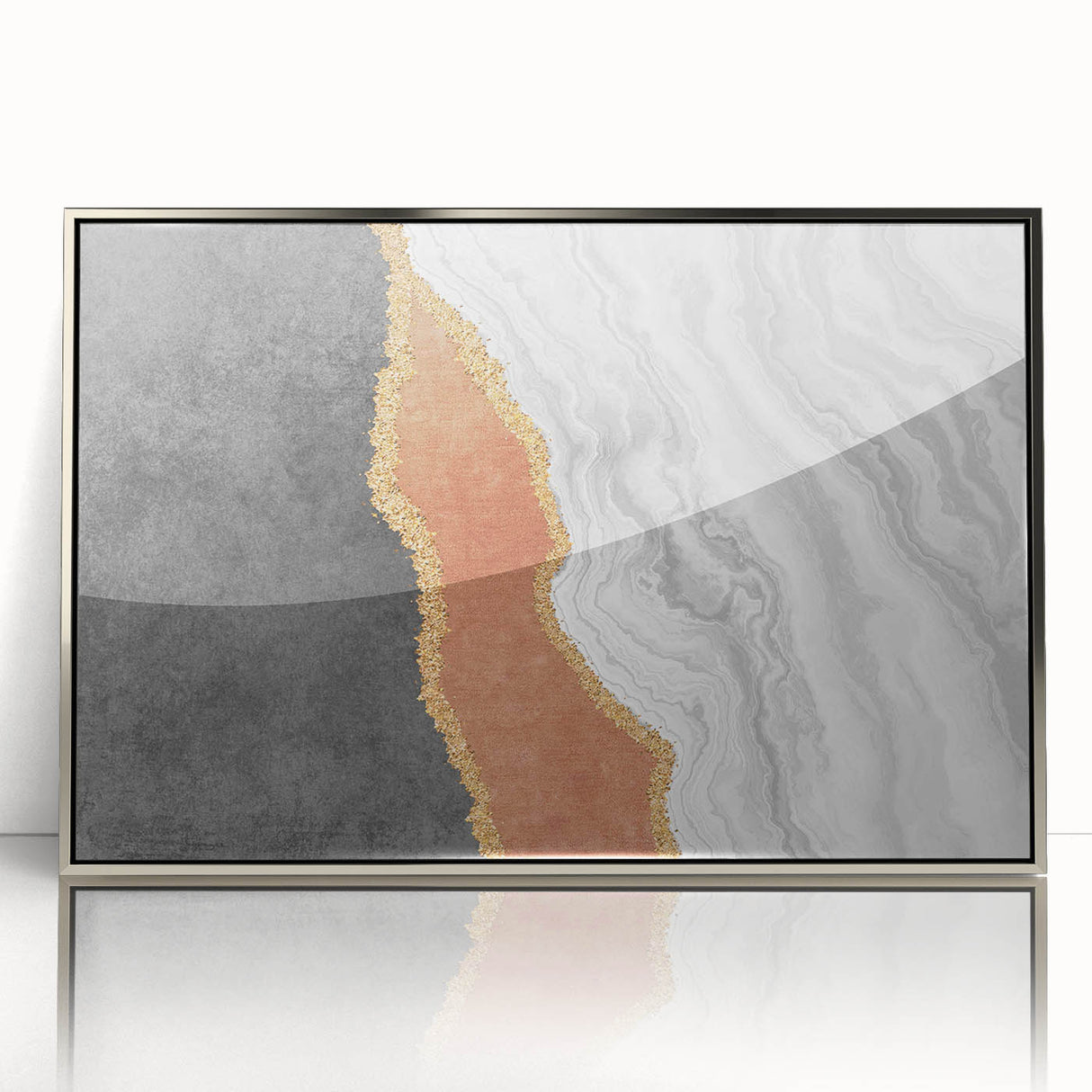 Abstract canvas artwork showcasing vibrant colors and geometric shapes, ideal for modern home decor, enhancing any living space aesthetic.