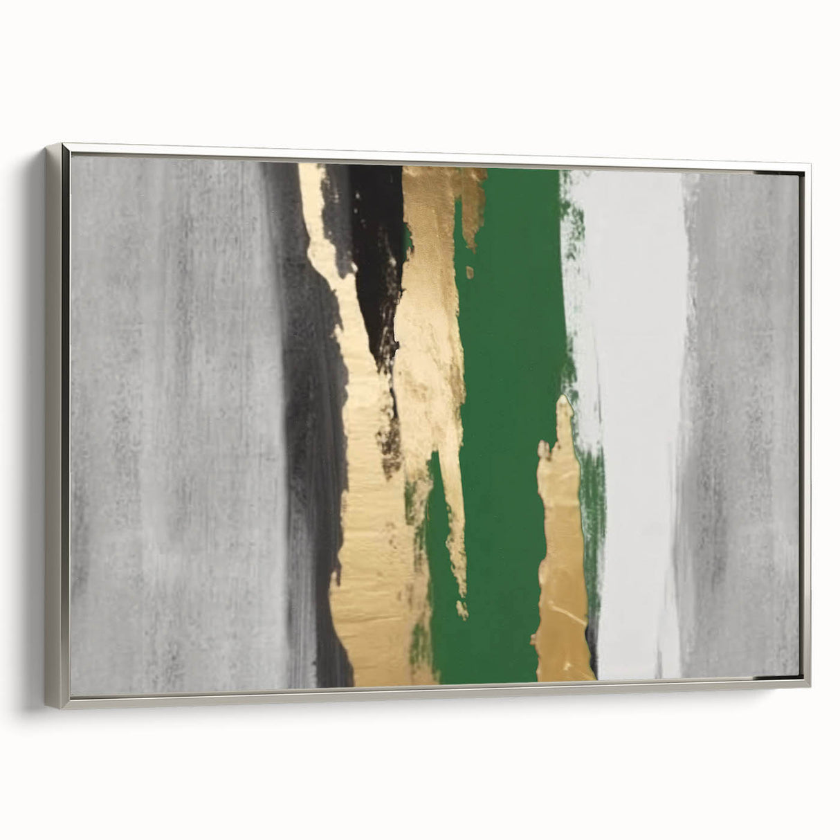 Vibrant abstract wall art canvas print showcasing bold colors and dynamic shapes, ideal for modern home decor or artistic spaces.
