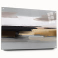 Abstract canvas artwork showcasing vibrant colors and dynamic shapes, ideal for modern decor, presented in a protective cardboard tube.
