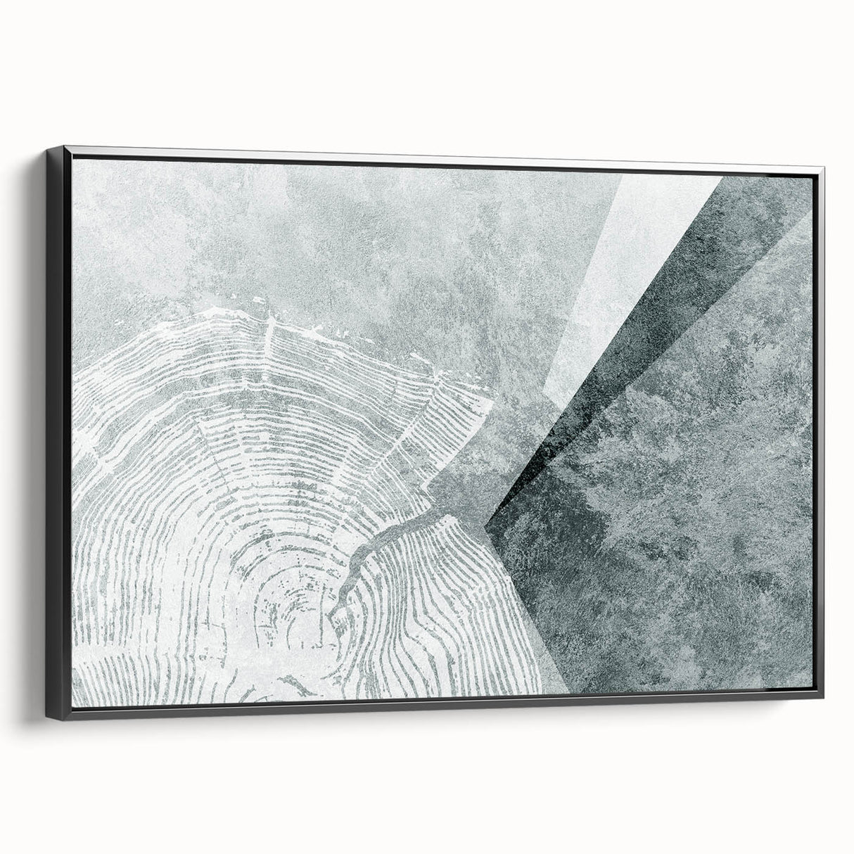 Colorful abstract wall art showcasing vibrant swirls of blue, orange, and yellow, perfect for modern home decor or office spaces.