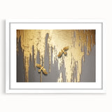 Vibrant abstract canvas art print showcasing bold colors and dynamic shapes, perfect for modern decor and artistic expression. Ideal for living spaces.