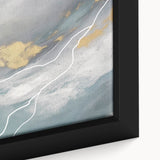 Vibrant abstract wall art canvas print showcasing dynamic shapes and colors, ideal for modern home decor and artistic spaces.