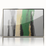 Abstract canvas art print showcasing vibrant colors and dynamic shapes, ideal for modern home decor, enhancing any living space with creativity.