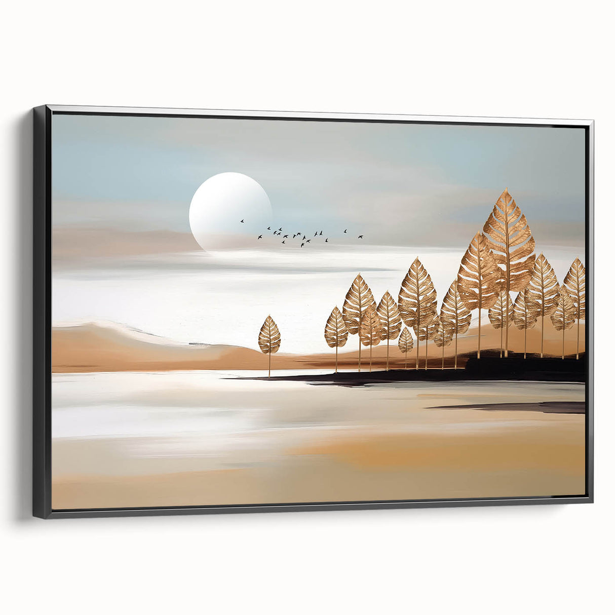Colorful abstract wall art print with vibrant brush strokes and dynamic shapes, ideal for modern home decor. Perfect for adding energy to any space.