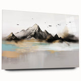 Abstract wall art canvas showcasing vibrant colors and dynamic shapes, perfect for modern home decor, emphasizing creativity and style.