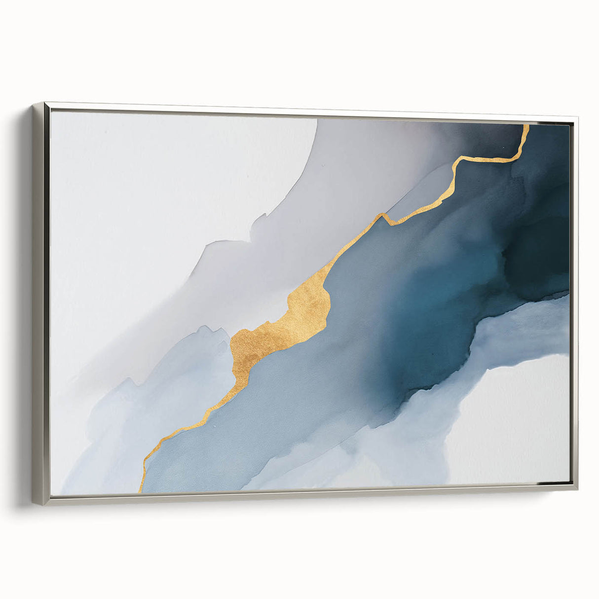 Abstract wall art canvas print showcasing vibrant colors and fluid shapes, ideal for modern home decor, perfect for living room or office.