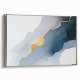 Abstract wall art canvas print showcasing vibrant colors and fluid shapes, ideal for modern home decor, perfect for living room or office.