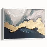 Abstract canvas art showcasing vibrant colors and geometric shapes, emanating a modern aesthetic. Ideal for enhancing contemporary home decor or office spaces.