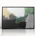 Abstract wall art canvas print showcasing vibrant colors and geometric shapes, designed for modern home decor, rolled for easy framing.