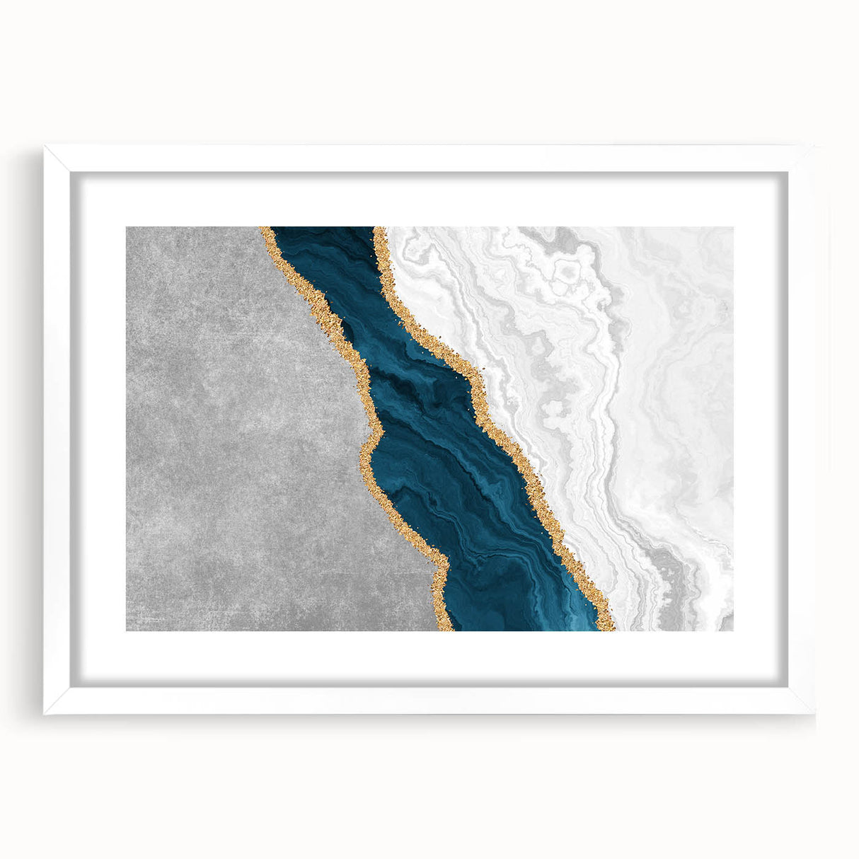 Colorful abstract canvas artwork showcasing vibrant hues of blue, yellow, and red in a dynamic swirl pattern, perfect for modern decor.