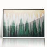 Abstract wall art canvas featuring vibrant colors and fluid shapes, showcasing a modern design ideal for contemporary decor. Perfect for adding a pop of color to any space.