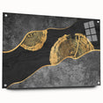 Abstract canvas artwork showcasing vibrant colors and dynamic shapes, perfect for modern home decor, displayed against a neutral background.