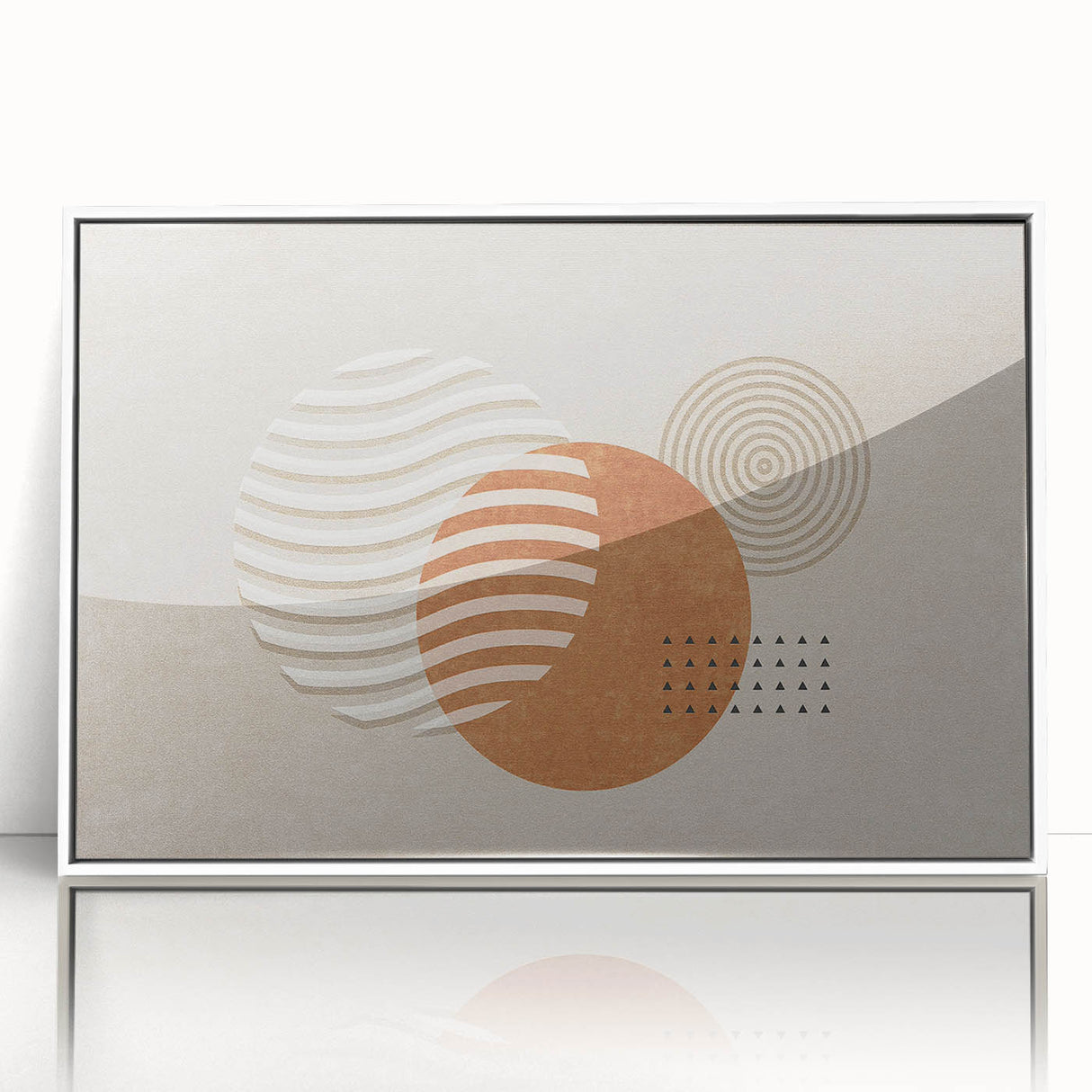 Abstract canvas art print showcasing vibrant colors and dynamic shapes, ideal for modern home decor and artistic wall displays.